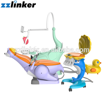 Unidad de silla dental de Loverly Kids con diferentes colores